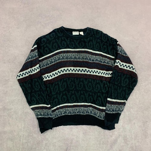 Vintage abstract knitted