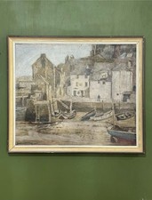 LRG Vintage c1930s Framed Oil