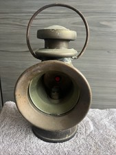 Joseph Lucas LTD King of the Road No. 722 Brass Oil-Powered Motor Car Side Lamp