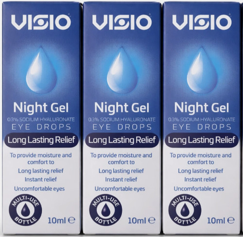 Visio night gel eye drops - night,