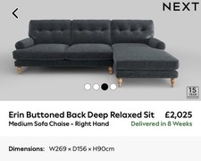 NEXT Erin Buttoned Back Deep