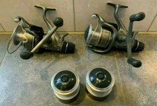 2 × Shimano Super Baitrunner Aero 10000 XTE Carp Reels Freewheel Fishing Reels