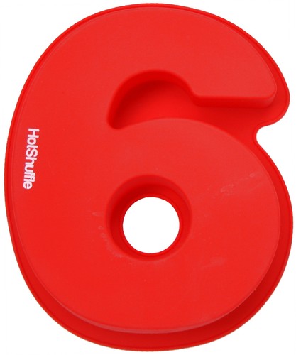 Large silicone number cake - number,