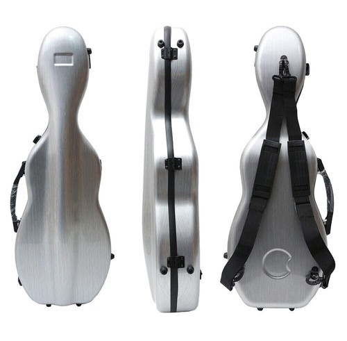 Silver violin case carbon - 4/4,