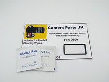 Top LCD Replacement Glass Panel Screen Repair part For Nikon D500 / D850 **UK**