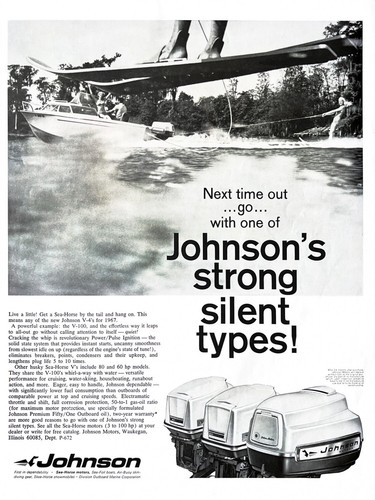 1967 johnson outboard motor - 1967,