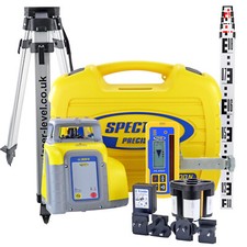 Spectra LL300N Rotating Laser Level, HL450 Detector (mm/inch). 6-Year Warranty