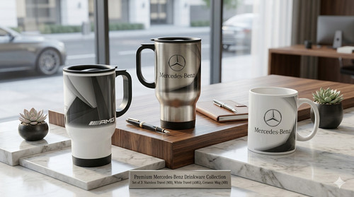 Mercedes benz coffee - coffee, lid
