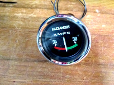 1960S ALEXANDER AMPS GAUGE,AUSTIN MINI COOPER S,ANGLIA, BMC WORKS RALLY, 30/30