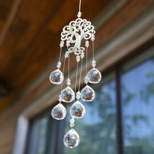 Crystal hanging suncatcher - crystal,