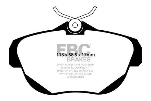 Ebc ultimax rear brake pads - ebc,