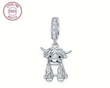 Scottish Cow Dangle Charm