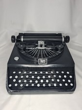 Vintage Typewriter Model Retro Portable Manual Prop Art Deco  Black 