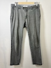 Brax Men’s Grey Jean Trousers Straight Leg 33R Felix Cotton Stretch