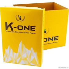 K-ONE White A4 Quality 80gsm Printer Copier Paper Office Papers Reams & Boxes