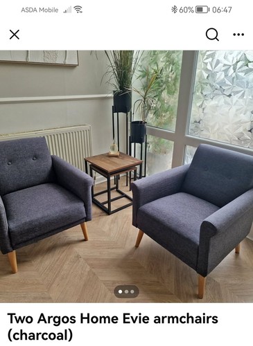Evie arm chairs excellent - 2, chairs,