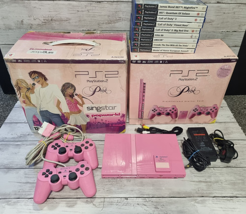 Pink sony playstation slim - pink,