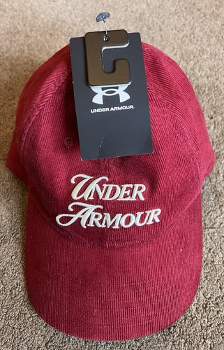 Under armour red corduroy - under, cap