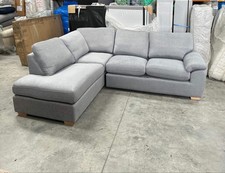 John Lewis Camden 5+ Seater LHF Corner End Chaise In Charm Pale Grey