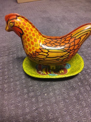 Vintage wyandotte tin - wyandotte, laying