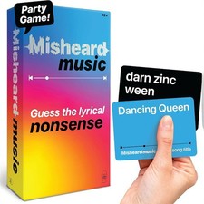 Misheard Music-Guess The Lyric Nonsense, Music Party Game Guess The Song Artist
