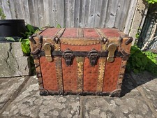 Josiah Cummings & Sons USA Trunk Case Pirate Treasure Steamer Chest