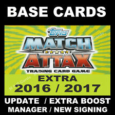 Match Attax EXTRA 2016/17 Premier League BASE CARDS / Updates / New Signing