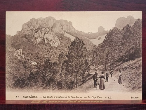 Old postcard esterel - old,