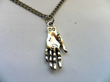 Fortune Teller /  Palmistry Hand / Palm Reading Pendant and Chain Necklace  s