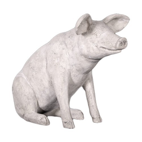 59cm sitting pig sculpture - 59cm,
