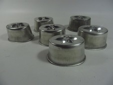 Vintage  Aluminium Classic JELLY MOULDS x 6 Set, Small, 4 cm high. With Star .