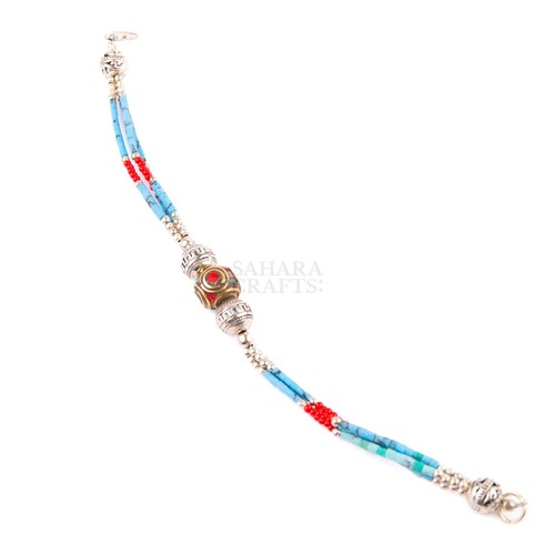 Tibetan beaded bracelet - tibetan,
