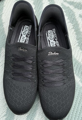 Skechers black memory foam - skechers,