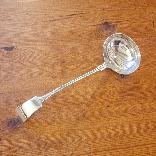 Large vintage ladle with - ladle,