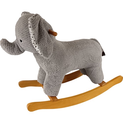 Grey elephant rocking horse - grey,