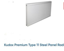 KUDOX TYPE 11 SINGLE-PANEL SINGLE CONVECTOR RADIATOR 400X 1000 WHITE (557)