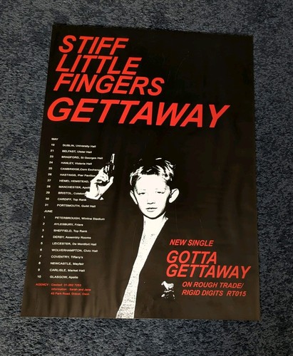 Stiff little fingers poster - little,