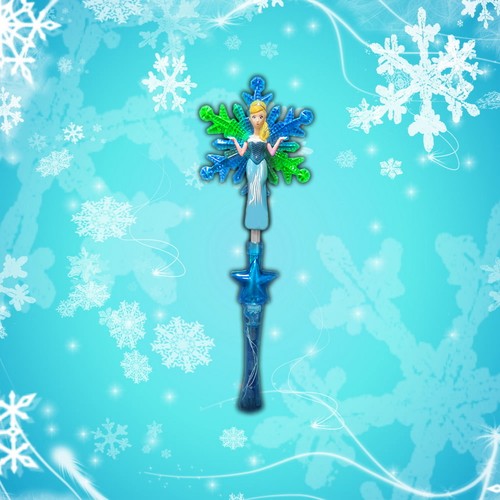 Flashing snowflake wand - flashing, led