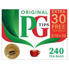 Pg Tips Tea Bags, 240 Count