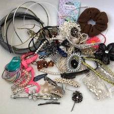 Job Lot Hair Accessories Bundle Dress Up Clips Bands Scrunchies Pins Barrettes