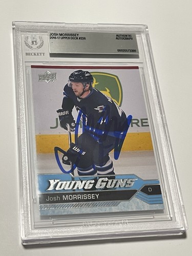 Josh morrissey signed - morrissey, card