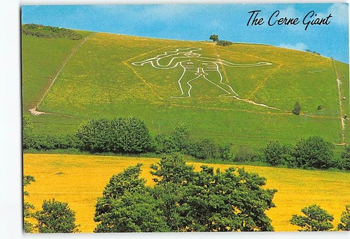 Postcard the cerne - the, giant