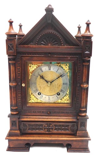 Antique solid walnut day - walnut, 8-day