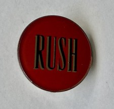RUSH VINTAGE METAL PIN BADGE