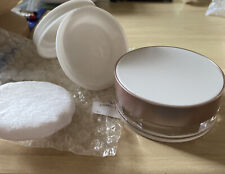 Empty Cosmetic Sifter Jar Loose Powder Container Puff Pot Makeup Travel Screwlid