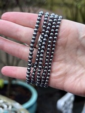 Hematite Crystal Beaded