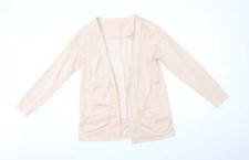 Matalan Womens Pink V-Neck Viscose Blend Cardigan Size 10