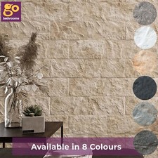 Rustic Stone Effect Tile Porcelain Wall Tile For Indoors | 8 Colours Available