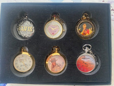 VERY  RARE: Elvis Pocket Watches Full Set OF 6 BOXED & COAs *EX*