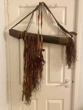 Vintage Nigerian African Quiver and 4  Arrows 1960s.
